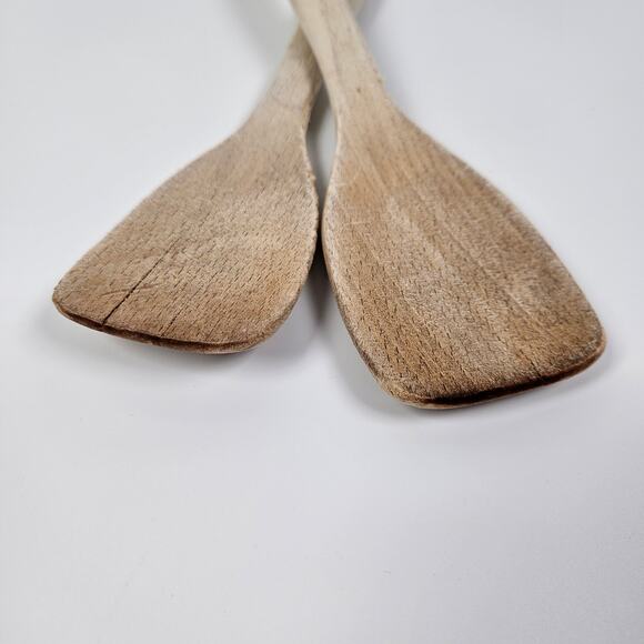 Set of 2 Calphalon Wood Mixing Spatulas - Picture 4 of 5